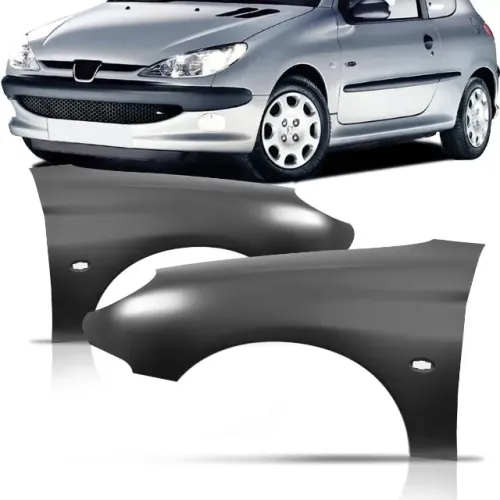 Paralama peugeot 206 99 2000 01 02 03 04 05 06 07 2008 2009