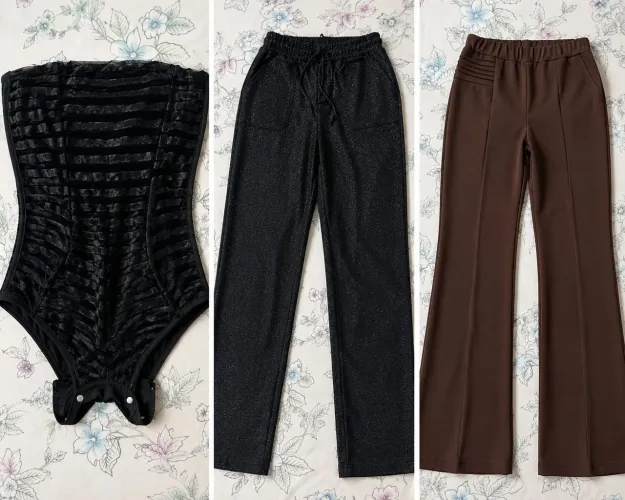 Combo de duas calças e um blusa 