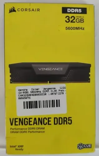 32GB RAM Corsair Vengeance 2x16GB 5600MHz DDR5