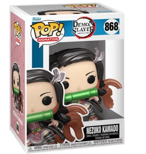 FUNKO POP ANIMATION DEMON SLAYER EXCLUSIVE - NEZUKO KAMADO (METALLIC) 868