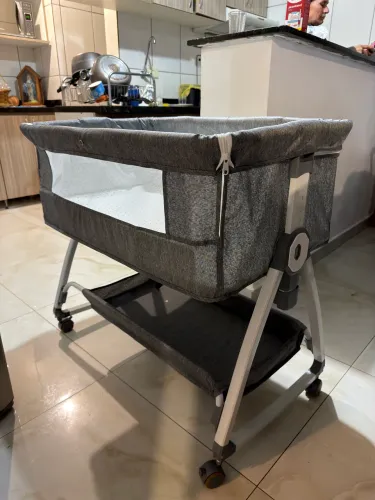 Berço Balanço Portátil Moises Mosqueteiro Infantil