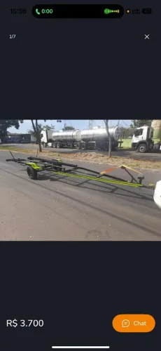 Carretinha berço canoa