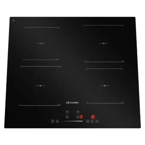 Cooktop de Indução Mueller 4 Bocas Turbo MCN4BK 220V