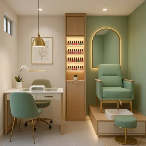 Espaço para manicures