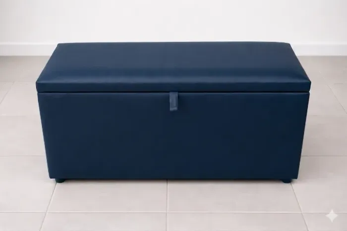 Lindos Baús Estofados 80X40 ? - Perfeitos para Guardar e Decorar - FAZEMOS ENTREGAS!