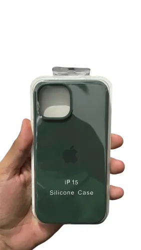 Capinha silicone premium iPhone 15
