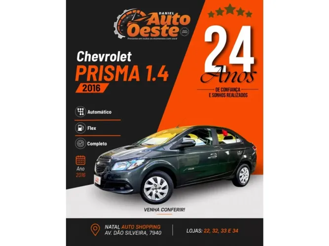 Chevrolet Prisma Sed. LT 1.4 8V Flexpower 4P Aut. 2016