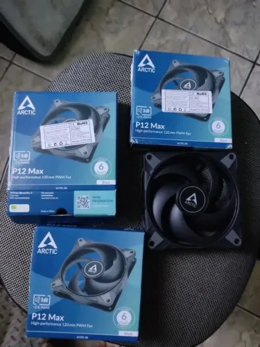 Kit 3 fans arctic p12 max