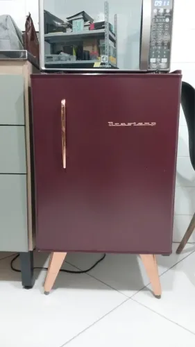 Geladeira Brastemp Retrô Marsala - Excelente Estado