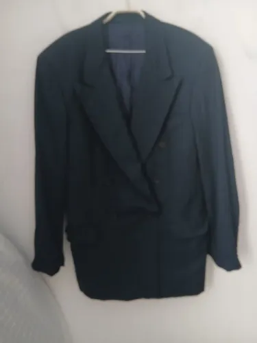 LINDO BLAZER HUGO BOSS ORIGINAL ANOS 80/90 100% LÂ PURA 100s( CAPONE) Tam 50 48 BR