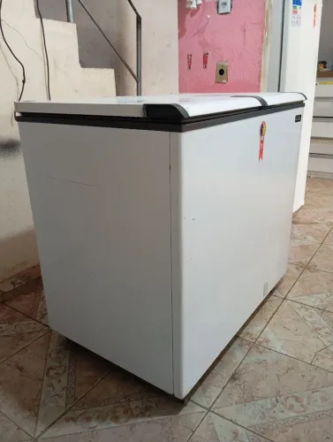 FREEZER ESMALTEC 2 PORTAS 350L ORIGINAL ACEITO CARTÃO DOU GARANTIA FAÇO A ENTREGA