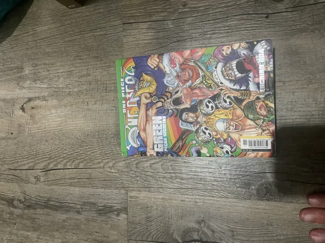 Manga one piece green peças secretas