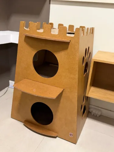 Castelo 100% MDF para gatos 