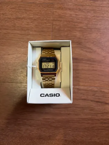  NOVO Relógio CASIO UNISSEX A159WGEA - 1DF - SC 