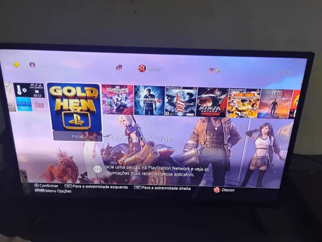 PS4 desbloqueado com observações