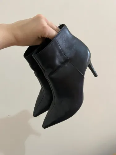 Bota Arezzo Original Ankle Boot Couro Tam 36 Seminova