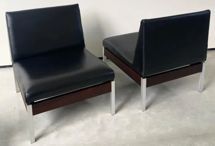 Antigo Par de Poltronas Moveis Cimo anos 60