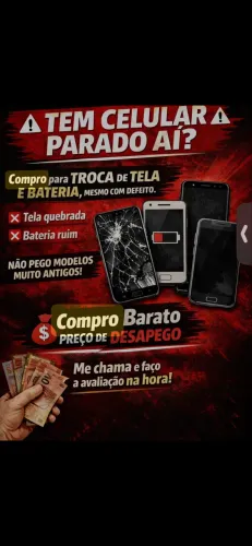 CELULARES ESTRAG@DOS OU SEMINOVO