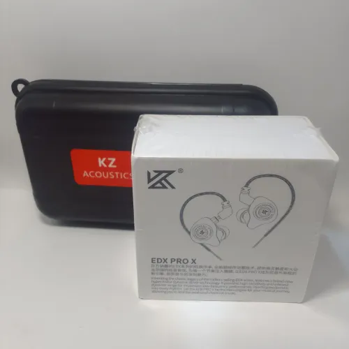 KZ EDX PRO X BLACK NO MICROFONE + 1 ESTOJO DE BRINDE