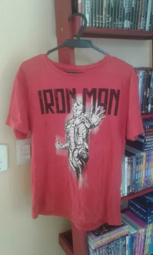 Camisa Masculina Homem de ferro Marvel Vingadores