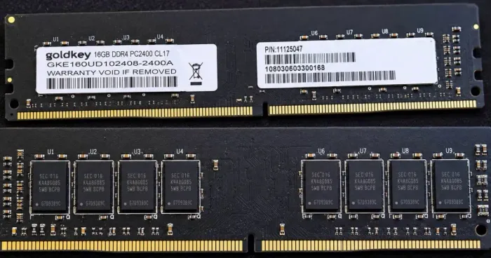 Memória RAM Goldkey 16GB DDR4 2400MHz