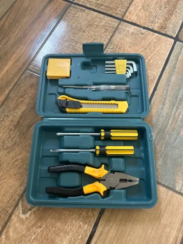 Kit Jogo De Ferramentas Com Maleta 12 Peças Titanium