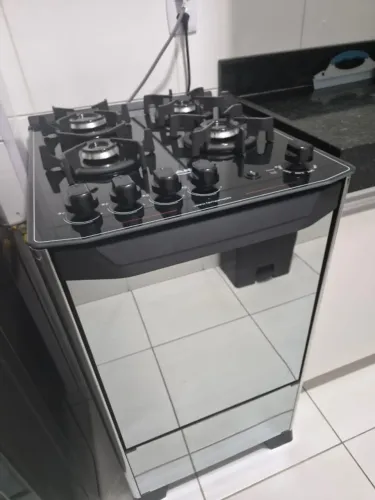 Fogão Dako espelhado em perfeito estado