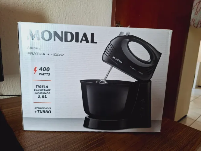 BATEDEIRA MONDIAL PRÁTICA 400W- NOVA!