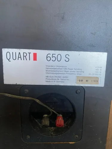 Caixa acústica torre quart 650S - unidade