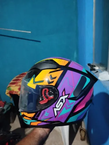 Capacete ASX com viseira interna - LEIA A DESCRIÇÃO