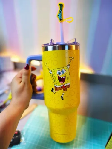 Copo do Bob esponja 1L ,15 ml