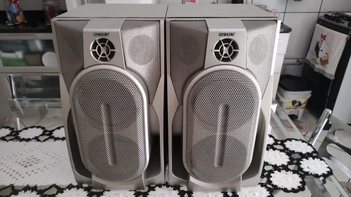 Par de caixas acústicas Sony grx9000 ( antigas e usadas )