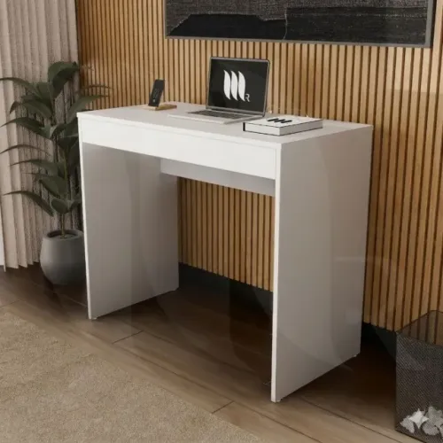 Escrivaninha Nova 100% MDF com Gaveta - Fazemos Entregas DF