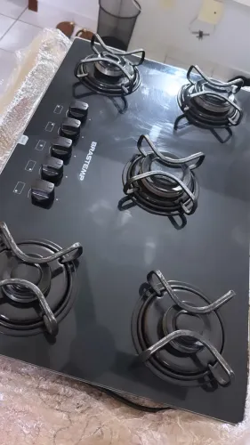 VENDO COOKTOP BRASTEMP 5 BOCAS - SEMINOVO   Cooktop Brastemp 5 bocas
