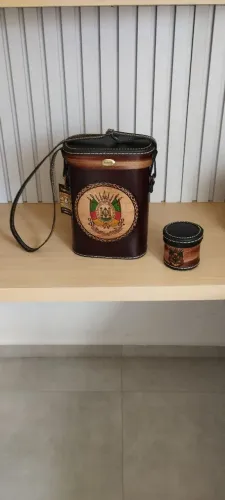 Mateira com recipiente para erva-mate