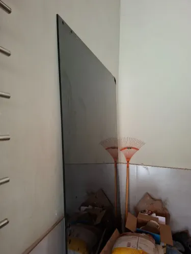 Porta Vidro Fumê com kit roldanas