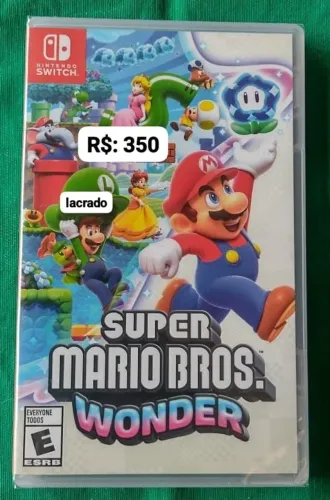 Super Mario Bros. Wonder LACRADO = R$: 350