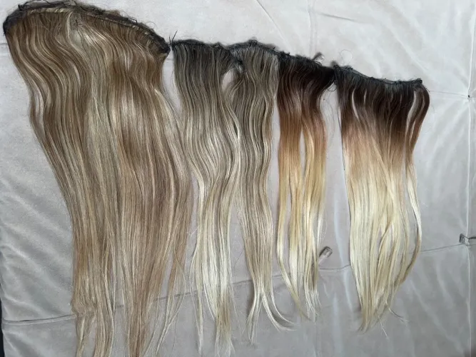 5 Telas prontas de mega hair brasileiro do sul