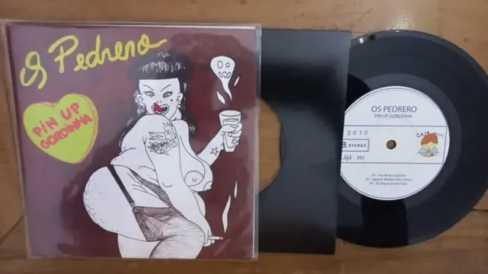 Compacto Os Pedrero -Pin Up Gordinha - Sua Boca gatinha -NOVO-SEM DETALHES - Lp -Vinil -Ra