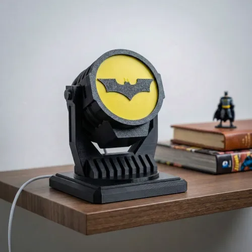 Luminária Batman LED RGB Articulada - Pronta Entrega