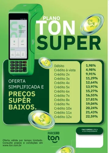 Maquininhas Ton ( Pro , super , básicas) 