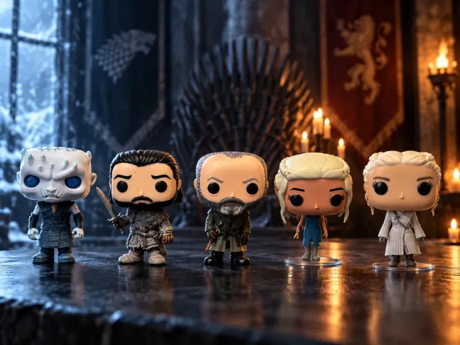 Coleção Game of Thrones - 5 Bonecos Colecionáveis - Excelente Estado