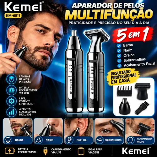 Aparador de pelos nariz, barba