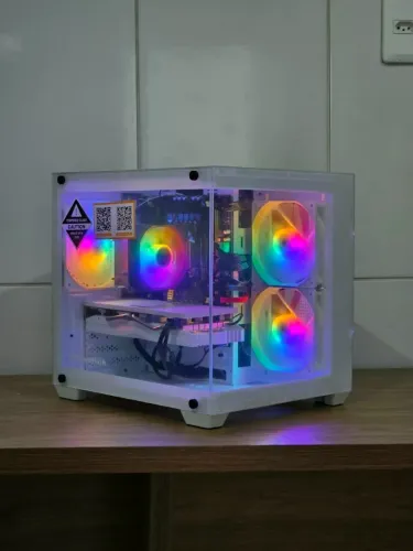 PC Gamer White Edition | Xeon 12 Núcleos | RX 580 8GB | 16gb RAM ddr4 White