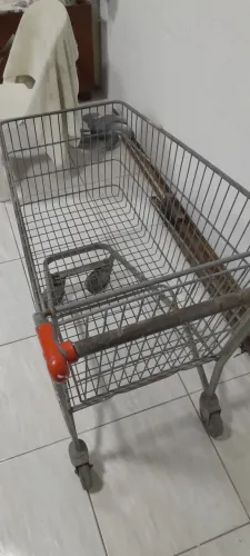 Carrinho grande de mercado