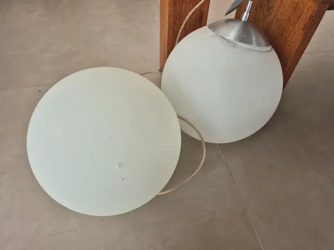 Luminárias Pendentes Bola de Vidro