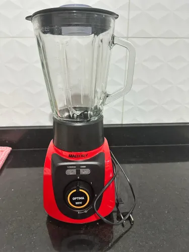 Liquidificador mallory 900w função turbo e cremoso 127v