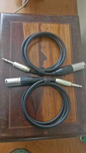 Cabo mogami xlr trs 1m par