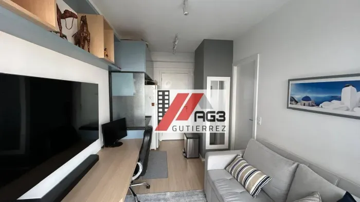 Apartamento mobiliado com 1 suíte, ar condicionado e lazer ao lado do metrô Vila Madalena