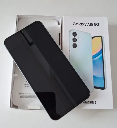 Celular Samsung Galaxy A15 5G 128GB Azul Claro - Impecável